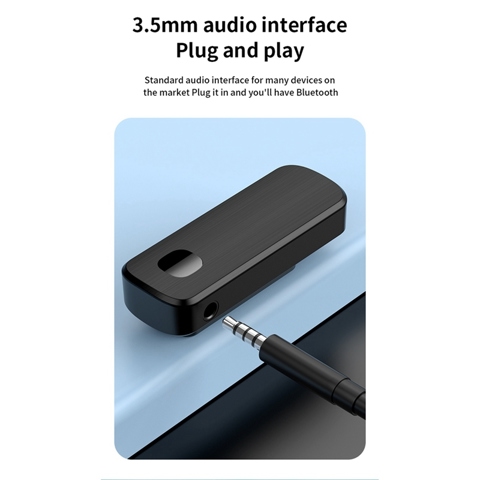 Беспроводной аудиоприемник-передатчик Bluetooth 5.4 3,5 Мм AUX Bluetooth Адаптер для автомобильных телефонов планшетов ноутбуков