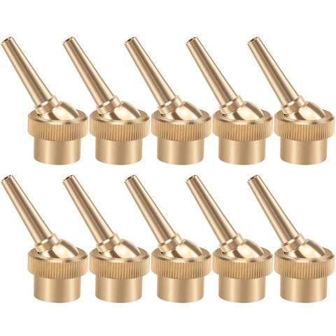 10шт 1/2 дюйма DN15 Латунные струйные прямые регулируемые форсунки для распыления воды Фонтана Форсунки для бассейна Украшения садового ландшафта