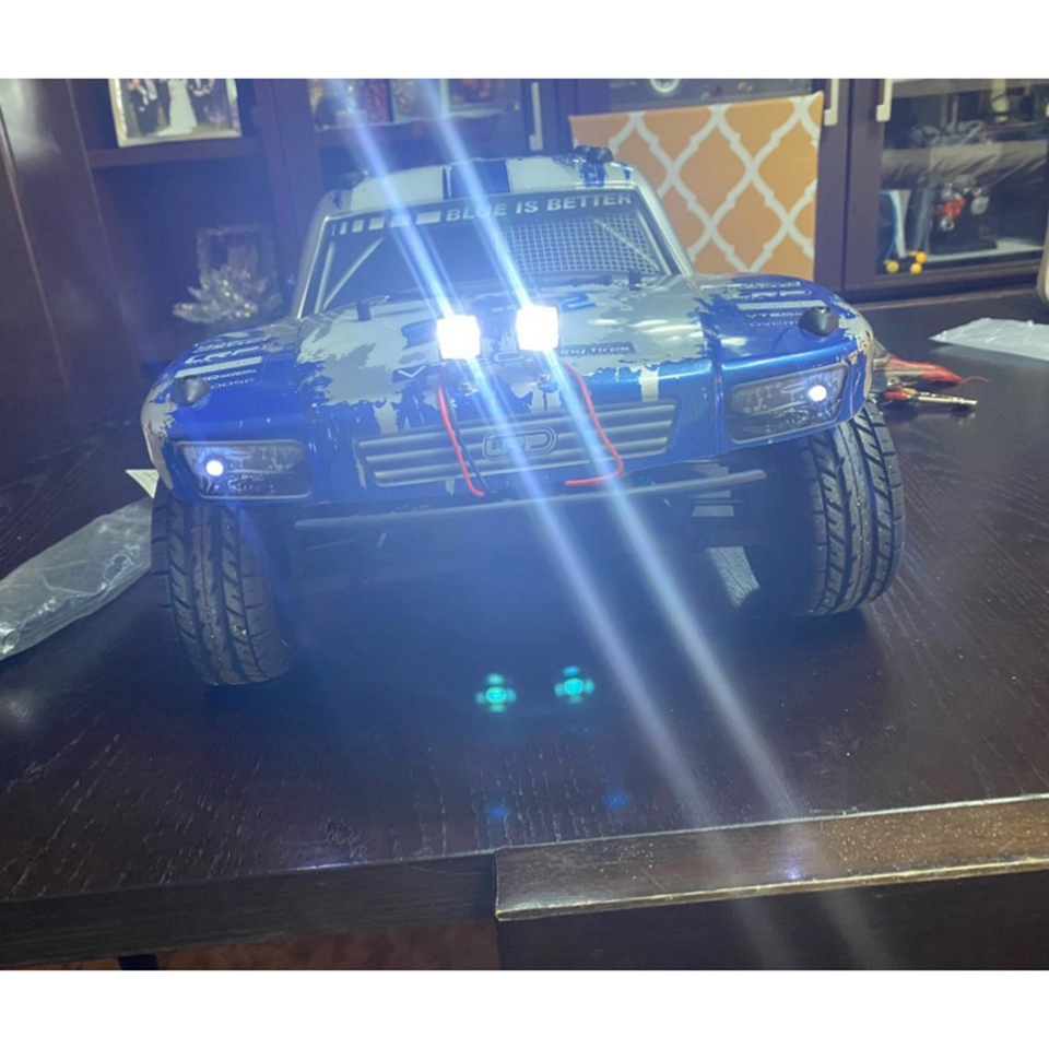 Kit Fari A Proiettore Per Auto RC 1/10 - RCBATER Per TRX4 TRX6 SCX10 Redcat Gen8