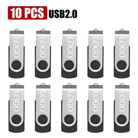 10/50/100 Шт./лот USB Флеш-накопитель 1ГБ 2ГБ 4ГБ 8ГБ 16ГБ Флешка USB-накопитель 32ГБ 64ГБ Подарок Бесплатное НаНесеНие