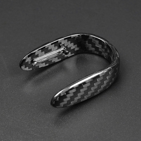 Корпус брелока из углеродного волокна для Mini Cooper 3-го поколения F55 F56 F57 F54 F60 Smart Key Case Декоративная рамка