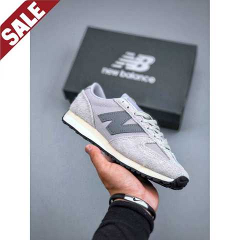 Удобство Обувь кроссовки New Balance 1 Серый Ретро Легкий Баланс Повседневные Кроссовки вдохновлены ретро беговыми