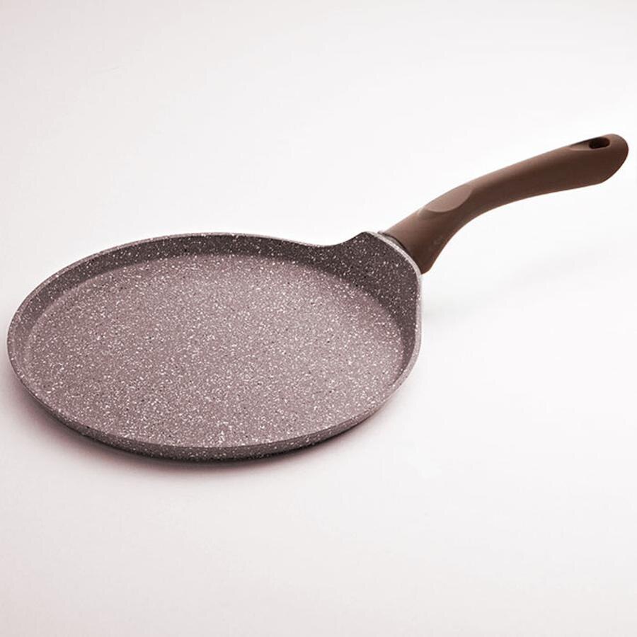 

Сковорода блинная алюминиевая ALPENKOK AK-0068/24N антипригарное покрытие BROWN MARBLE d=24см