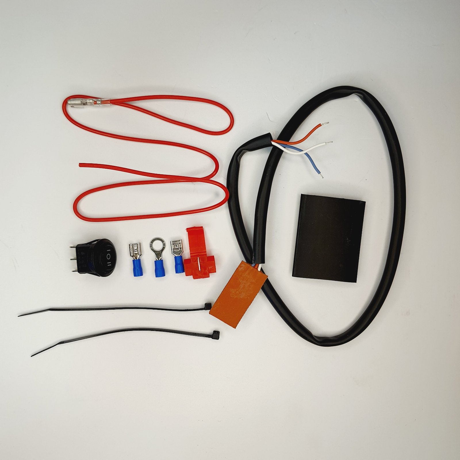 

Гибкий элемент подогрева курка газа, самоклеящийся для мототехники, 2 режима нагрева