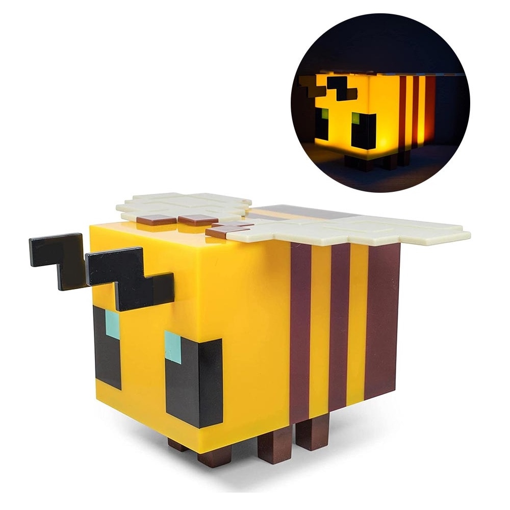 

Светильник Майнкрафт "Пчела" Minecraft Bee желтый