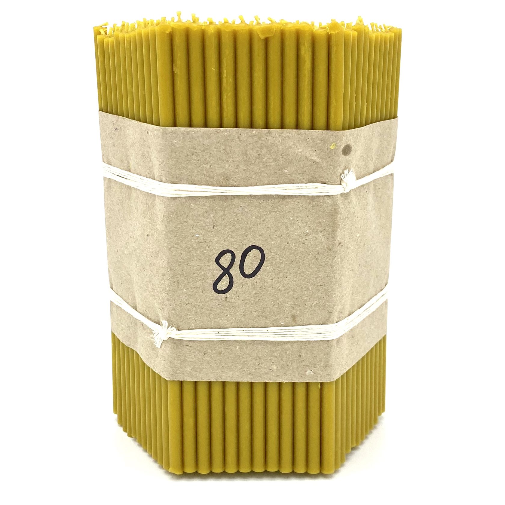 

Свечи восковые часовые станочные № 80 - 1 кг в грани beewax candles for home pray