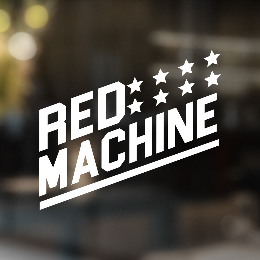

Наклейка на автомобиль Red Machine