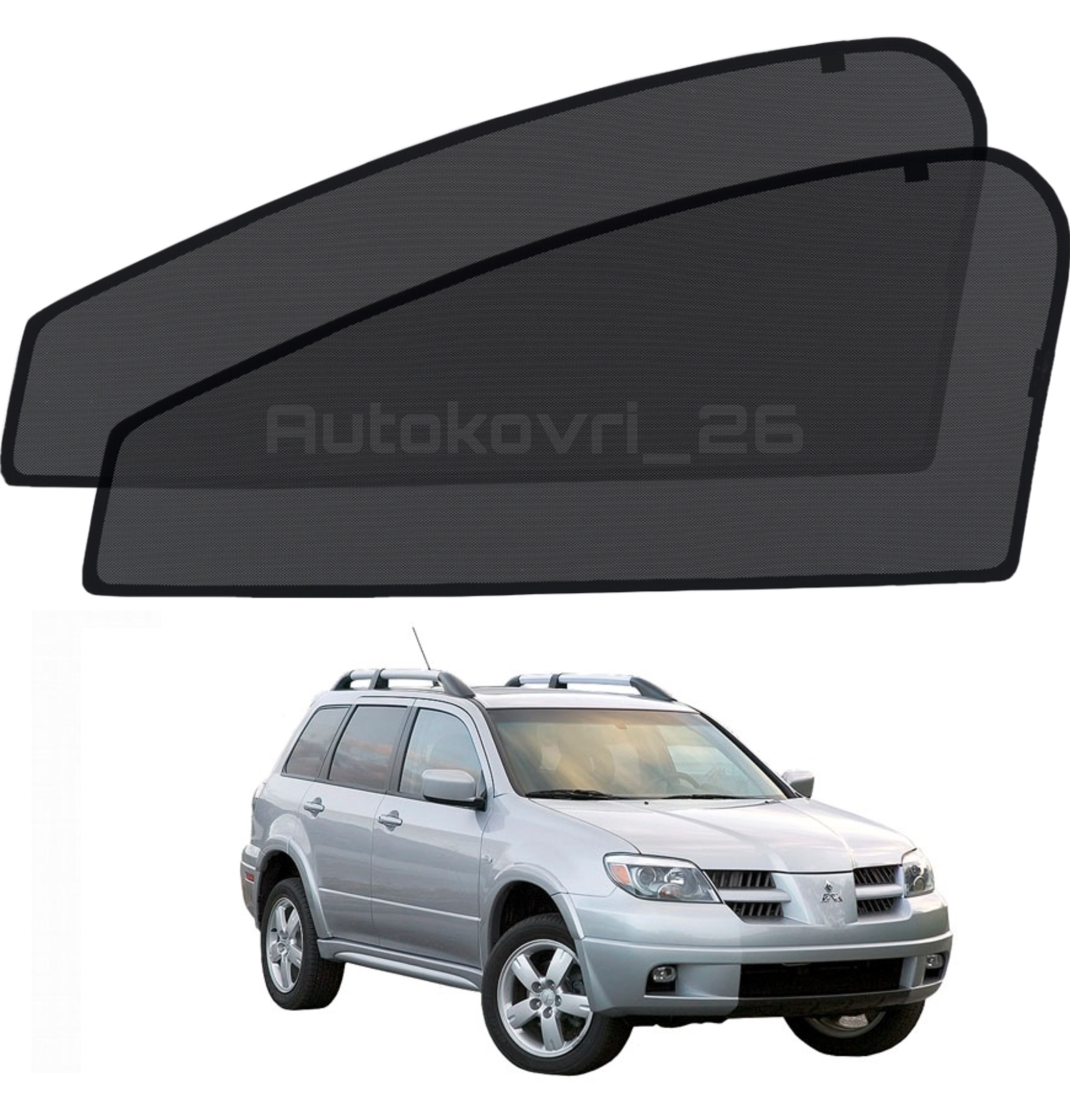 

АВТО ШТОРКИ СЕТКИ КАРКАСНЫЕ НА МИТСУБИШИ АУТЛЕНДЕР 1 MITSUBISHI OUTLANDER 1 (03-06)