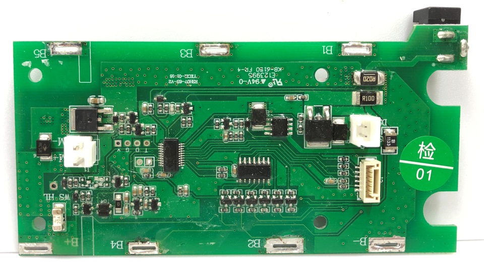 

Плата питания зарядки RSH07-6S-V2 YXC21-01-16 для пылесоса STARWIND SCH9946