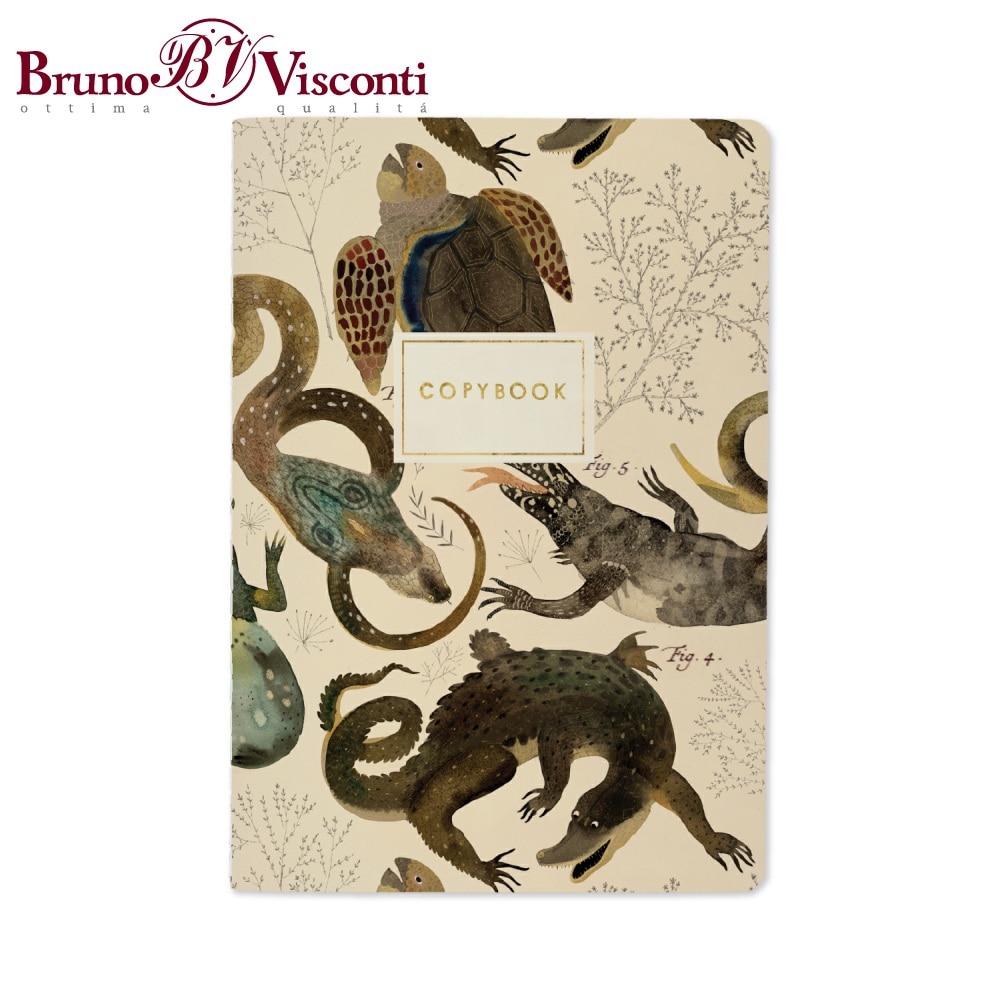 

ТЕТРАДЬ А5, "РЕПТИЛИИ" 40л. клетка 7-40-001/65 BRUNO VISCONTI