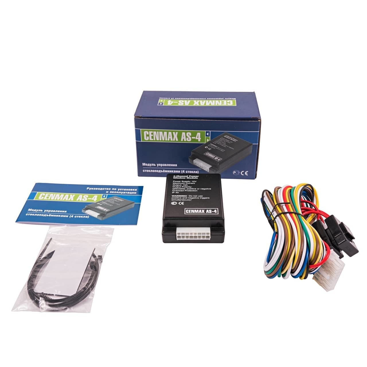 

Доводчик стеклоподъемников Cenmax AS-4