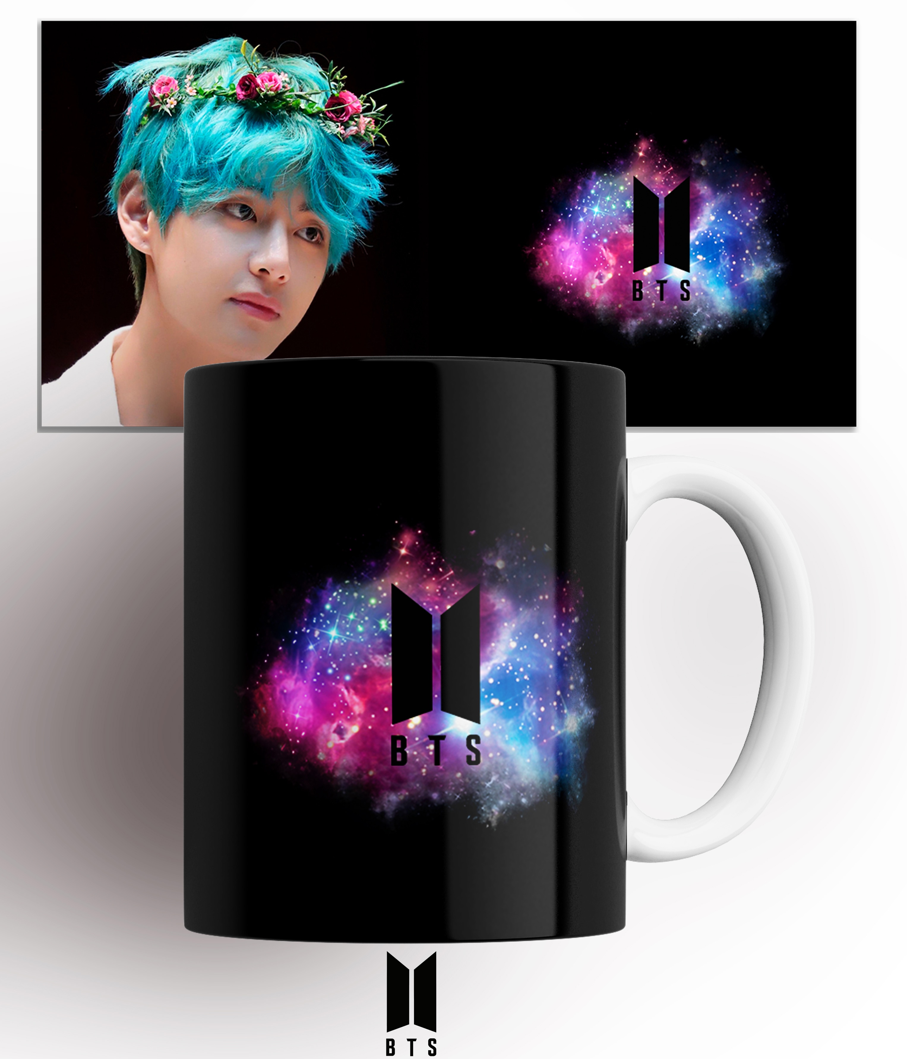 

Кружка БТС/К-ПОП/КПОП/BTS/K-POP/музыка/КР162676/330 мл