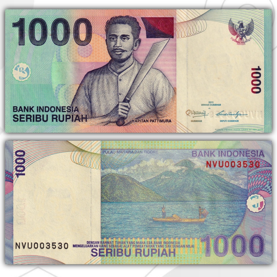 

банкнота Индонезия 1000 рупий 2011 год