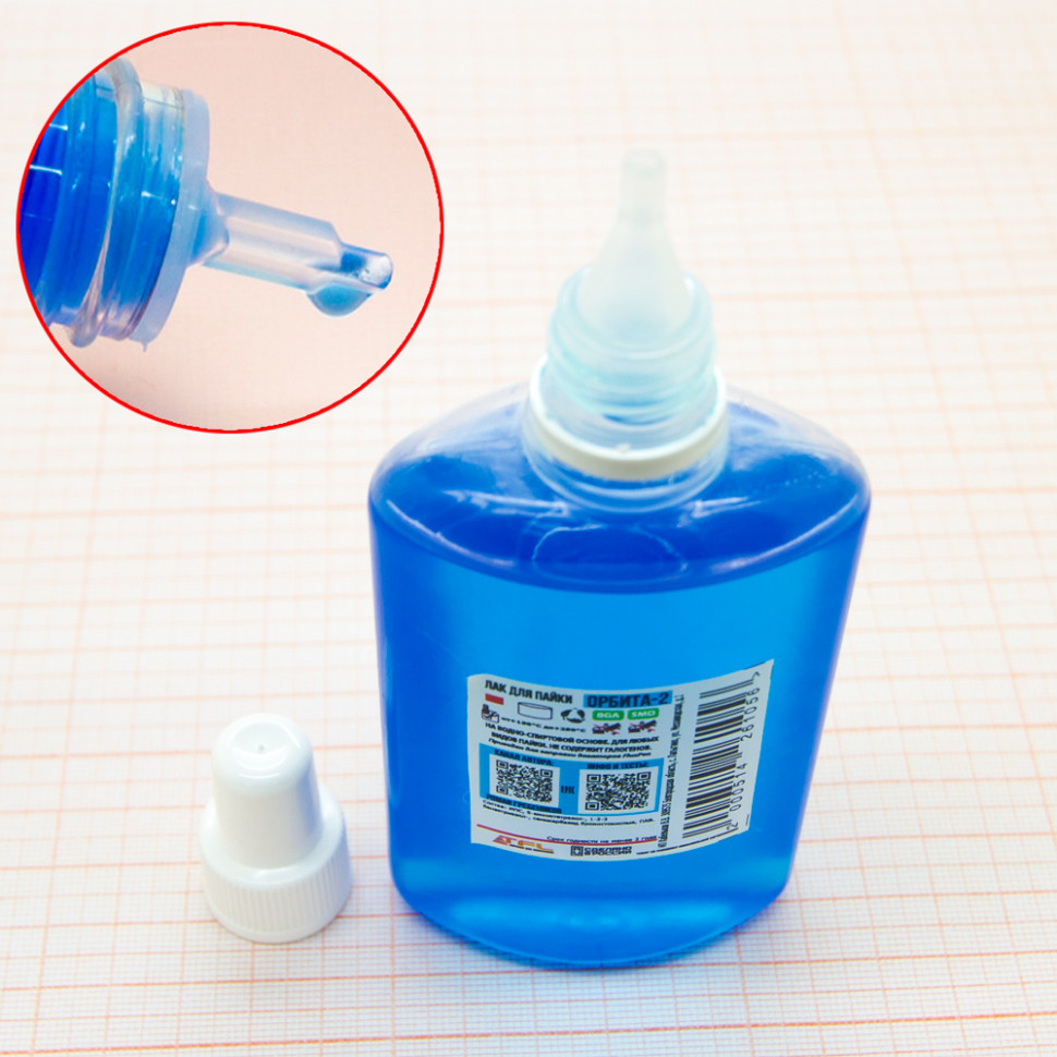 

Флюс паяльный Орбита-2 для пайки SMD (100 мл)