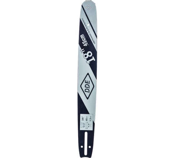 

Шина бензопилы сварная DDE 18"/45см-3/8"-1,3-62z (для цепи 91P/VS/VXL)(180SPEA041)