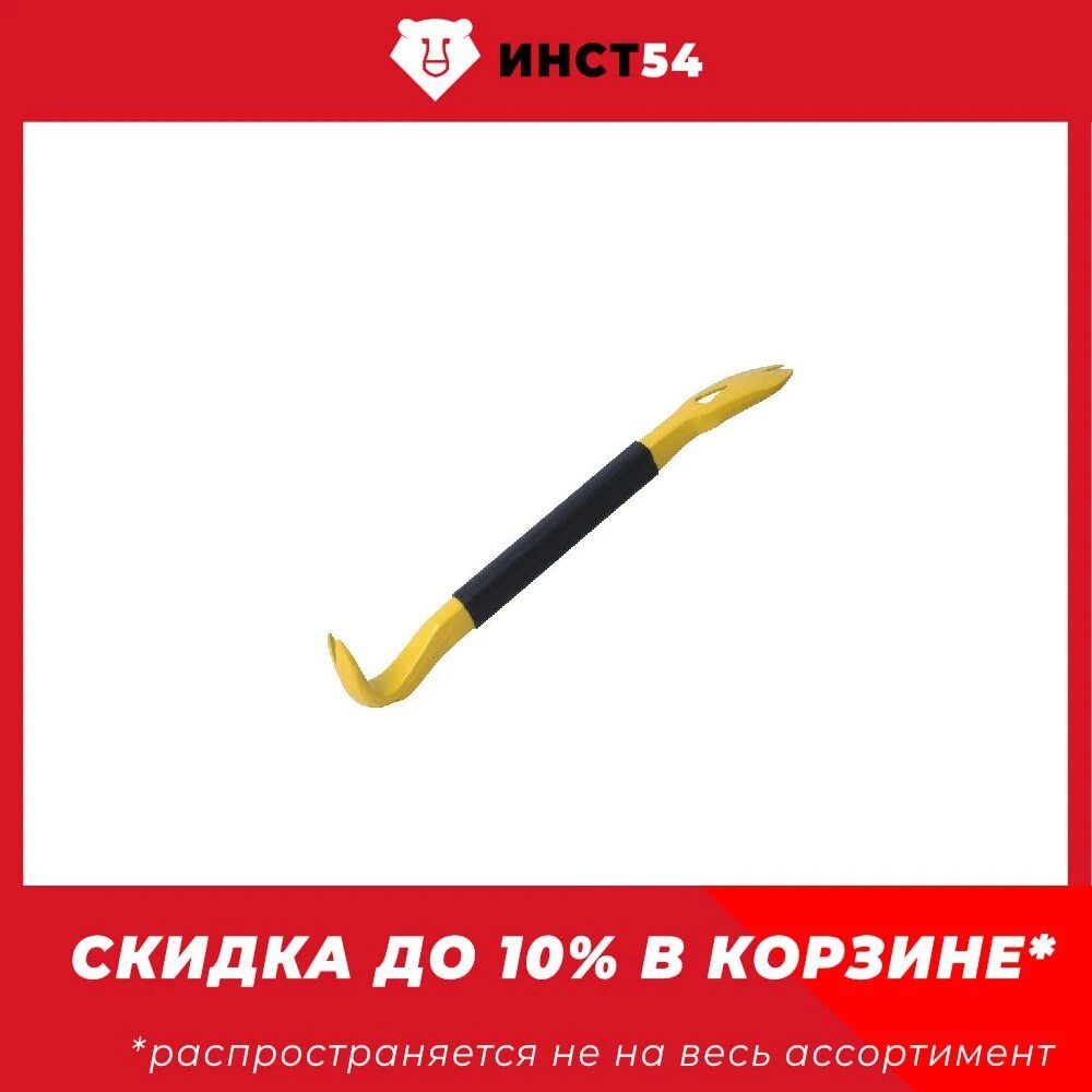 

Гвоздодер-лом Hanskonner HK1013-03-300, обрезиненная рукоятка, 300 x 26 x 14 мм