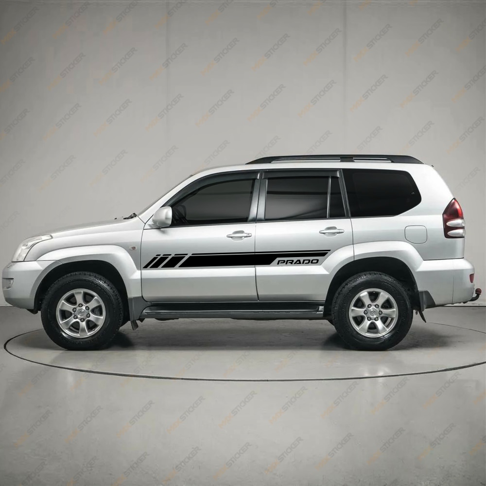 

Наклейка на борт для TOYOTA PRADO, Наклейка на авто для TOYOTA Land Cruiser PRADO, стикер на PRADO, бесплатная доставка