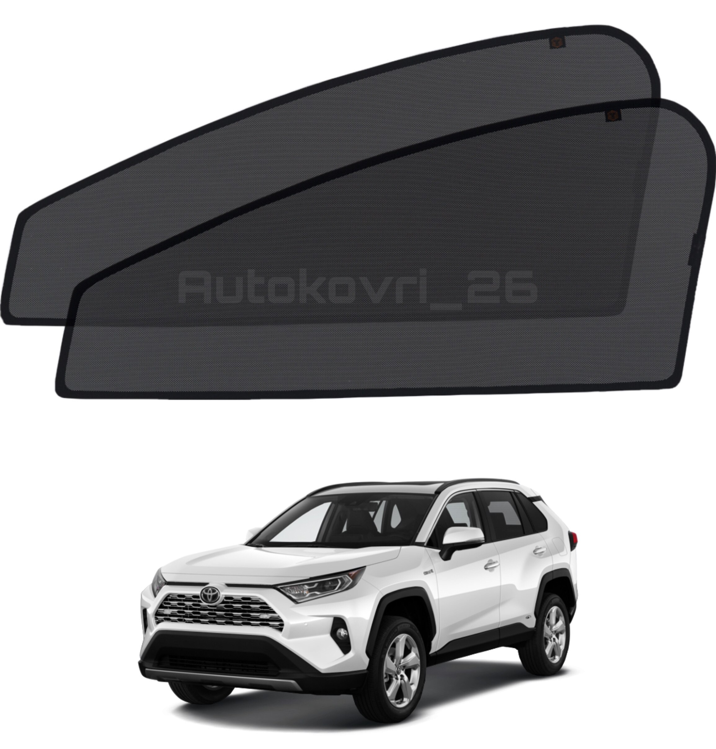 

АВТОМОБИЛЬНЫЕ ШТОРКИ КАРКАСНЫЕ СЕТКИ НА TOYOTA RAV4 (18-н.в.) тойота рав4