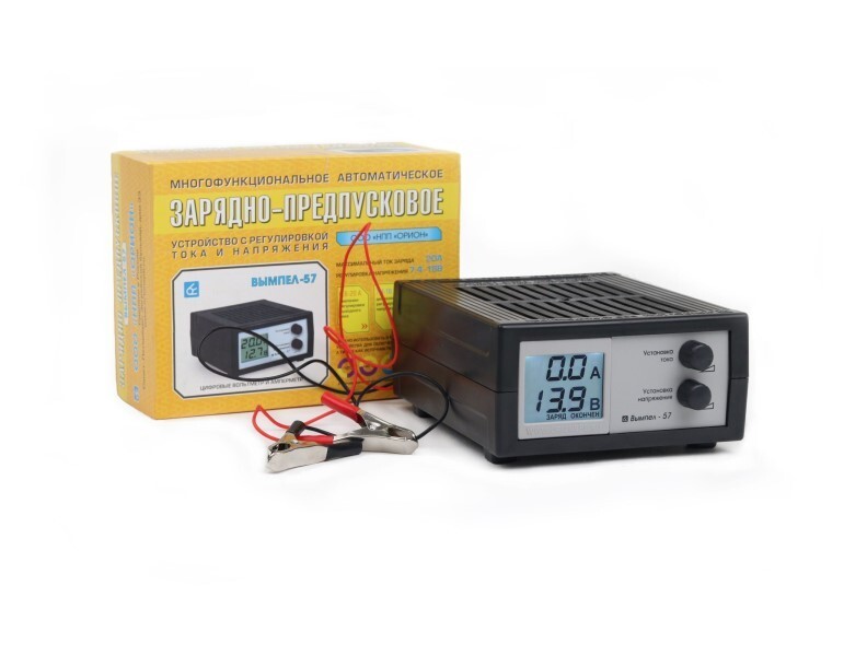 

Устройство зарядно-предпусковое Вымпел-57 6/12В (ЖК дисплей) (НПП ОРИОН)