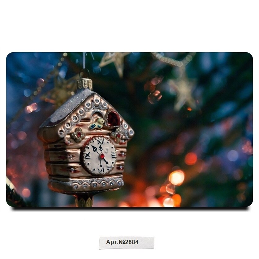 Fridge magnet stiker Рождество и Новый год   Магнит на холодильник размером 54x86 мм. гс магнит новый уренгой самолет дерево с теснением фольгой 7 5 см