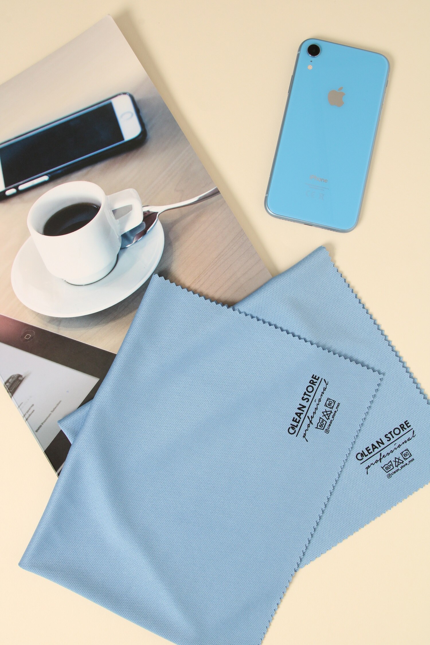 

Салфетка из микрофибры Clean store для стекол и зеркал