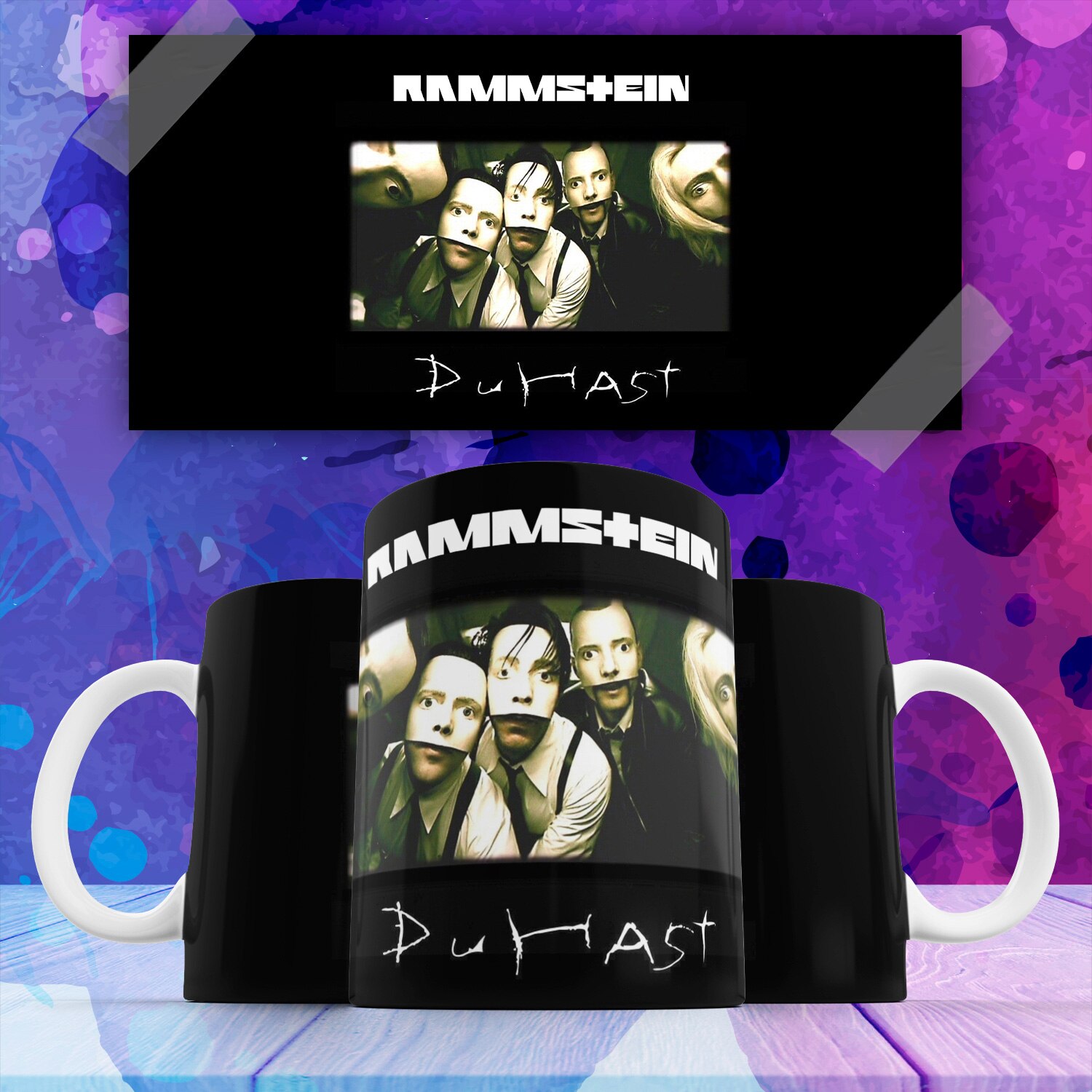 

Кружка Rammstein Рамштайн Немецкая метал-группа , на подарок с принтом , КР167737