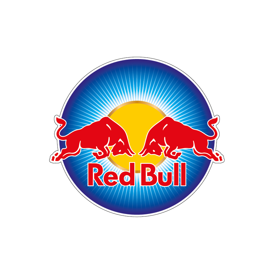 

Наклейка Red Bull 15х15 см