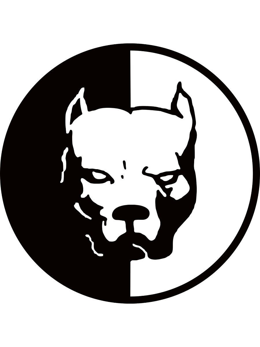 

Автомобильная виниловая наклейка Питбуль Pitbull, Стикер для окна авто