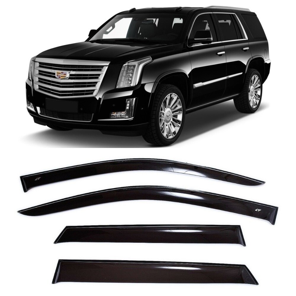 

Дефлекторы окон Cobra Tuning C11215 на авто Кадиллак Эскалейд IV 5 дв. 2014-2019 4 шт./комп. ветровики от дождя солнца и ветра