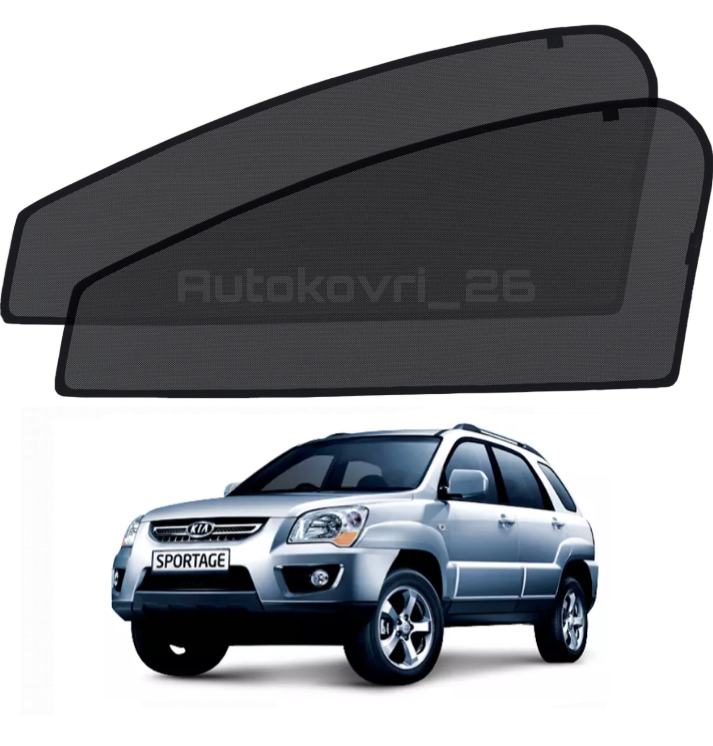 

АВТОМОБИЛЬНЫЕ ШТОРКИ СЕТКИ КАРКАСНЫЕ НА КИЯ СПОРТЕЙДЖ 2 (04-10) KIA SPORTAGE KM