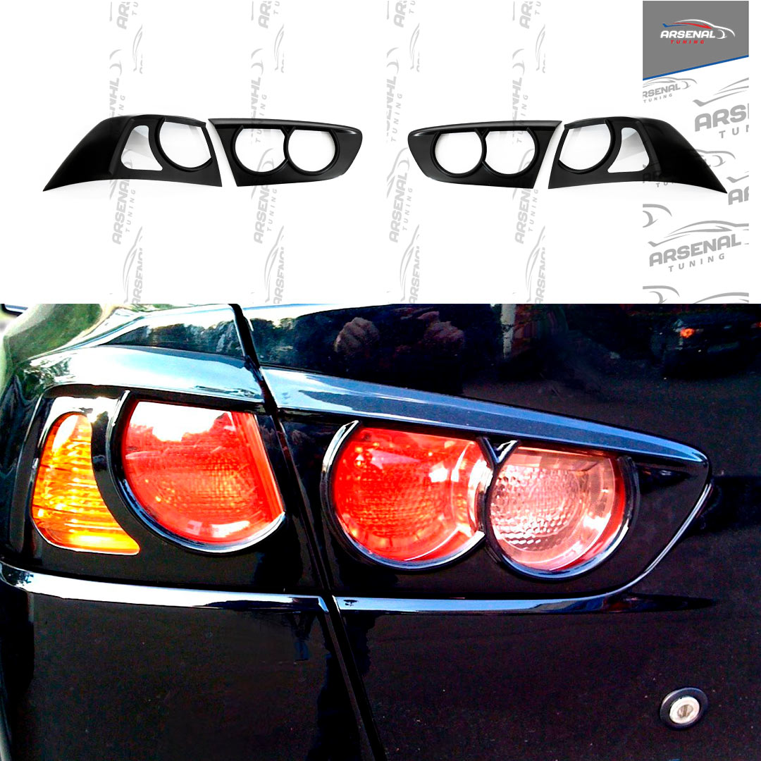 

Реснички (Накладки) на задние фонари для автомобиля Mitsubishi Lancer X (Митсубиши Лансер 10) (2007-2015)