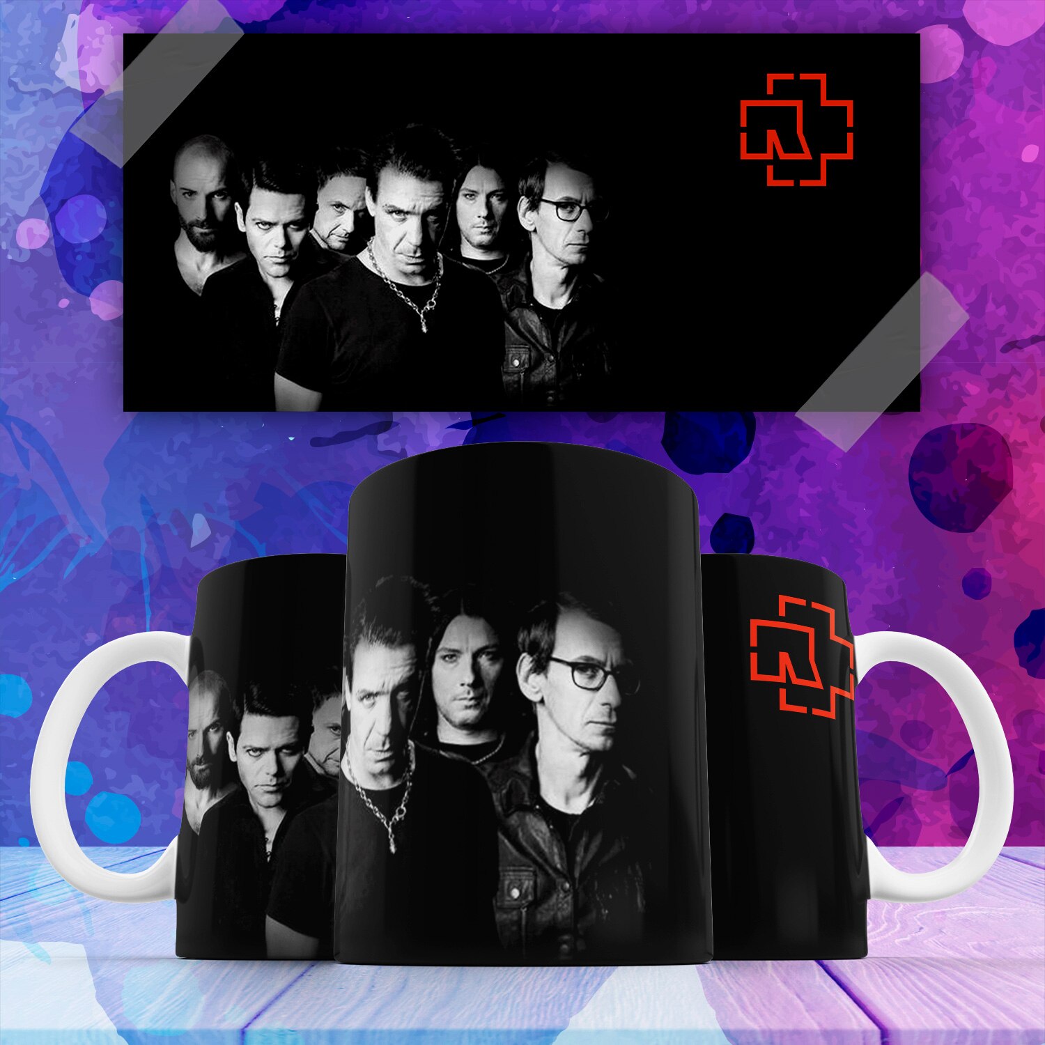 

Кружка Rammstein Рамштайн Немецкая метал-группа , на подарок с принтом , КР167724