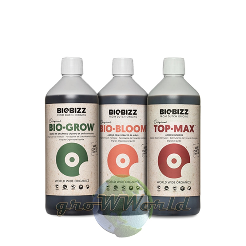 

TryPack BioBizz Комплект органических удобрений BioBizz 0.25L Grow Bloom TOPMAX ТОПЧИК!