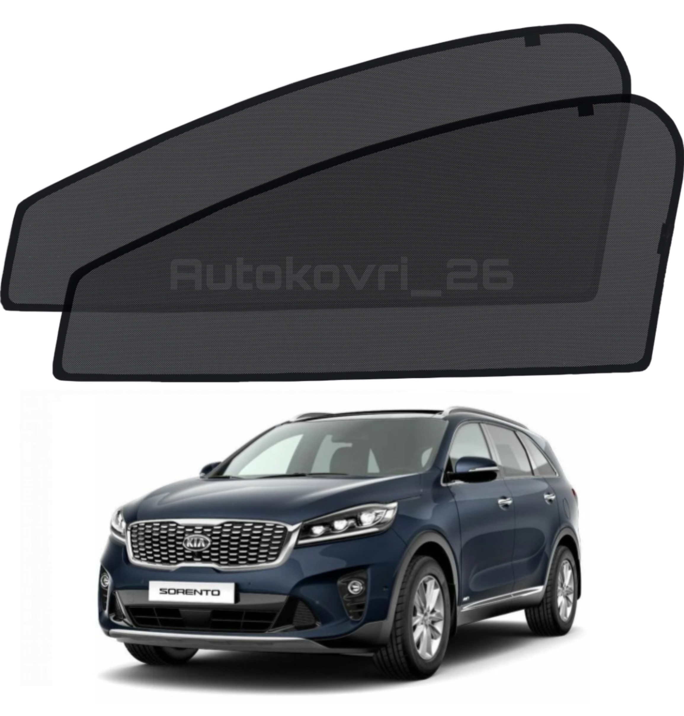 

КАРКАСНЫЕ ШТОРКИ СЕТКИ НА КИЯ СОРЕНТО ПРАЙМ 3 KIA SORENTO PRIME UM 3 (14-20) (