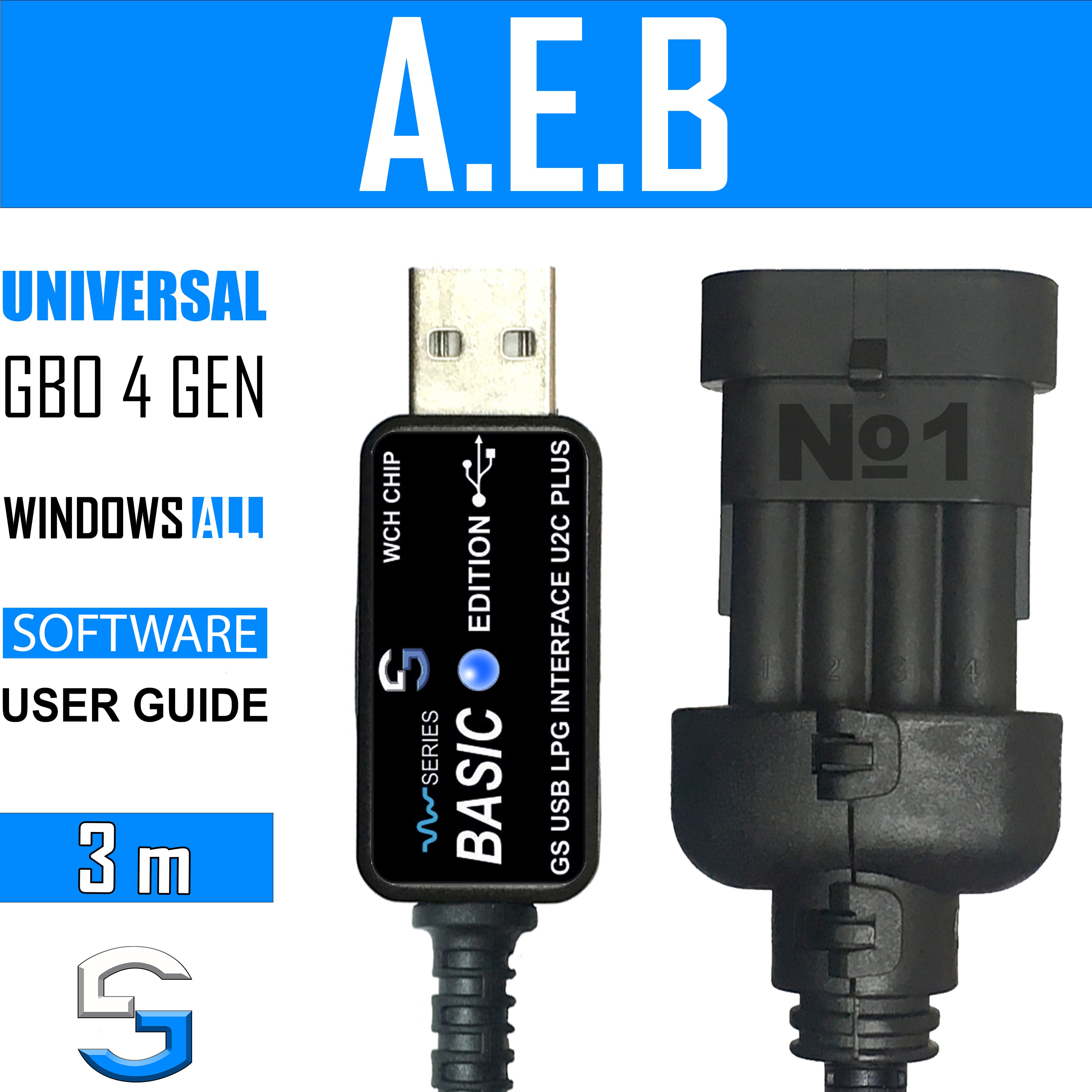 

Кабель для подключения к GBO 4-го поколения A.E.B, KING, MP 32, MP 48, AEB 2001NC