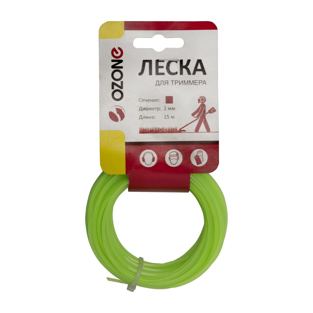 

Леска для триммера, квадратное сечение, диаметр 2,0 мм., длина 15 м.,LTR-2.0SQ-15