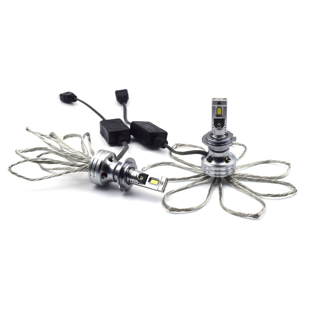 

Светодиодные лампы Vizant D26 PRO цоколь H4 с чипом csp 3570 9000lm 6500k