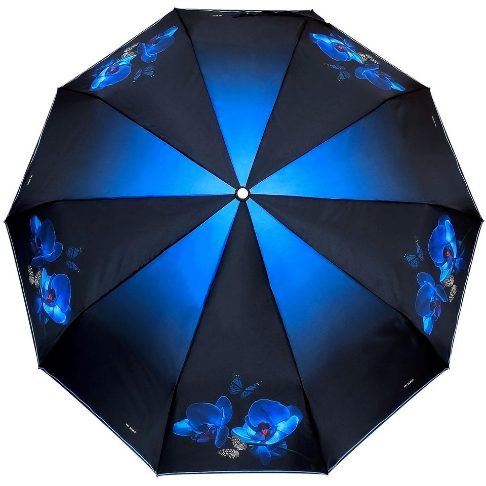 

Женский зонт 10 спиц!!! Три Слона, полный автомат, 3 сл.,арт.3102-21