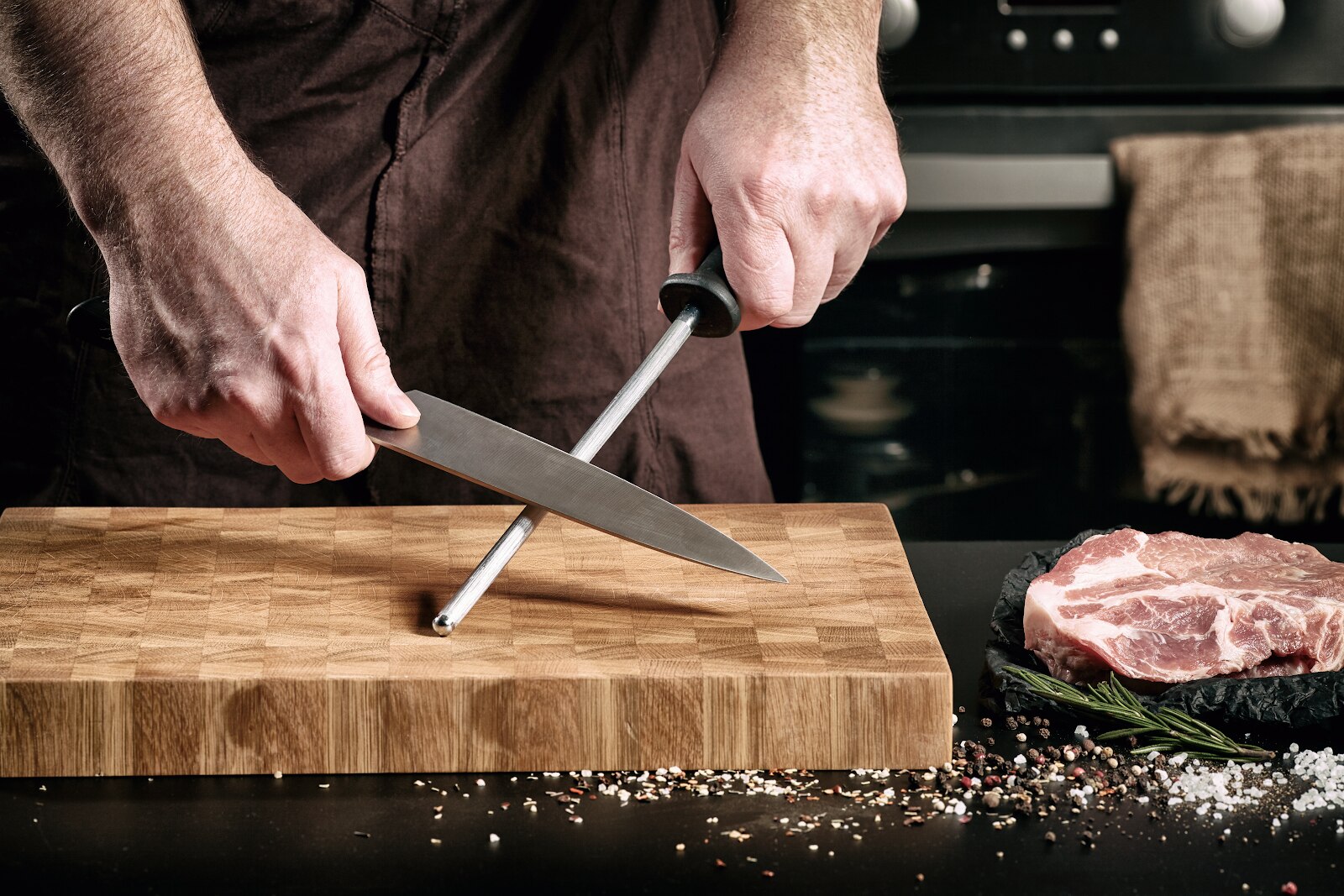 

Кухонная торцевая разделочная доска из массива дуба SBwooD SB-D4030/4, 40x30x4 см