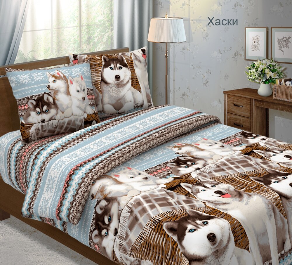 

Постельное белье Бязь ТТ - "Хаски"