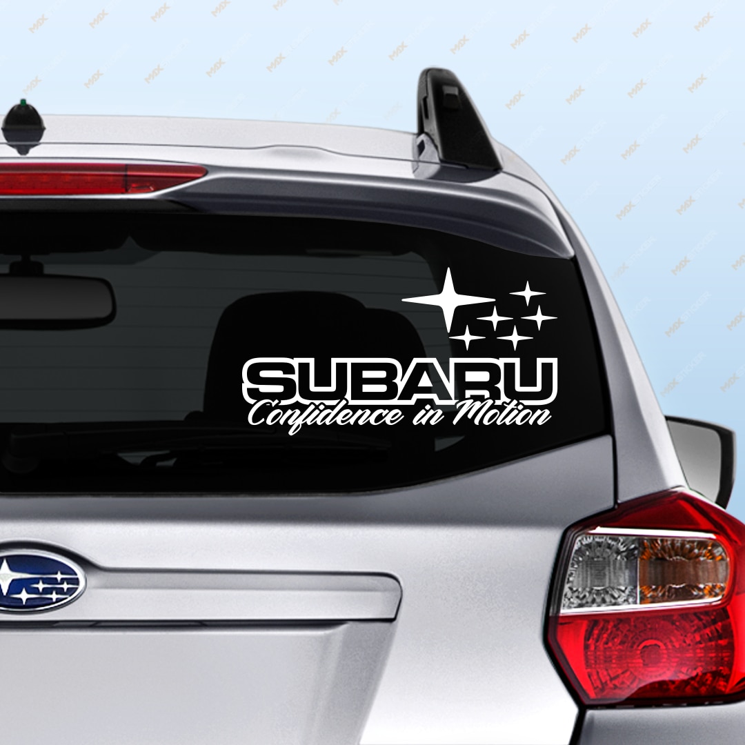 

Наклейка на авто для SUBARU - SUBARU Confidence in Motion, виниловая наклейка на авто для SUBARU, стикер SUBARU