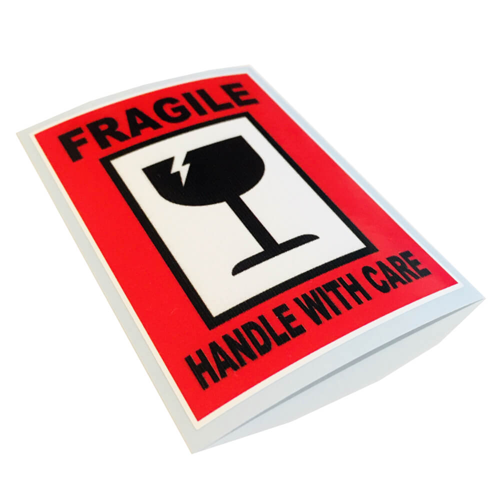 

"Fragile 9" виниловый стикер на чемодан