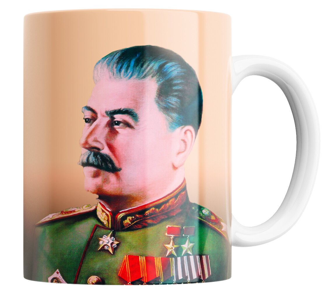 

Кружка rock'n'rolla/с принтом портрет Сталина/with print portrait of Stalin/КР158500/330 мл