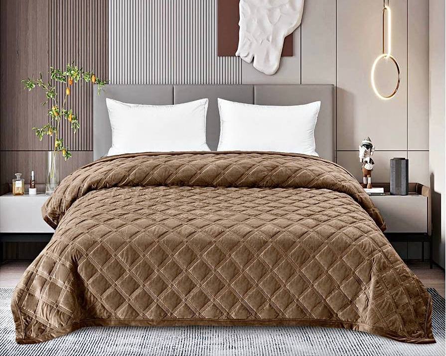 

Покрывало на кровать Покрывало размер Евро 220*240 см Покрывало на диван Одеяло Шелк Мех Толстое покрывало Интерьер