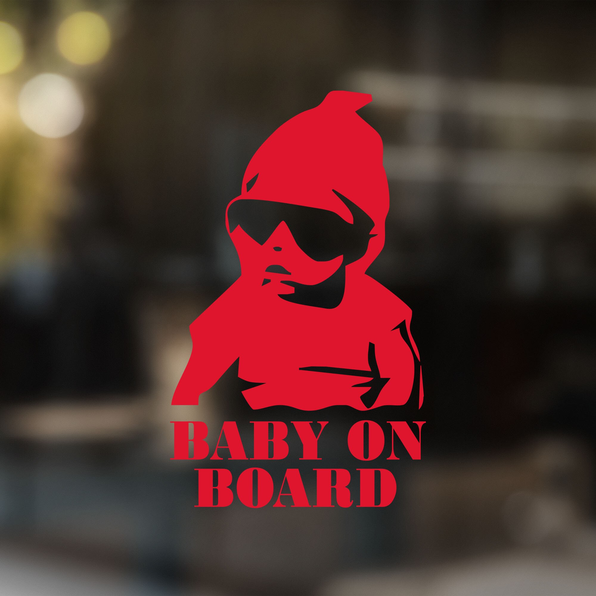 

Наклейка на автомобиль Baby on board