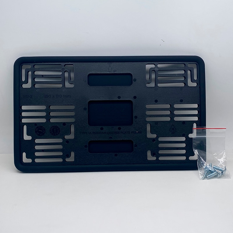 

Силиконовая рамка ARS для квадратного номера авто, рамка для номера ТИП 1А, Черная