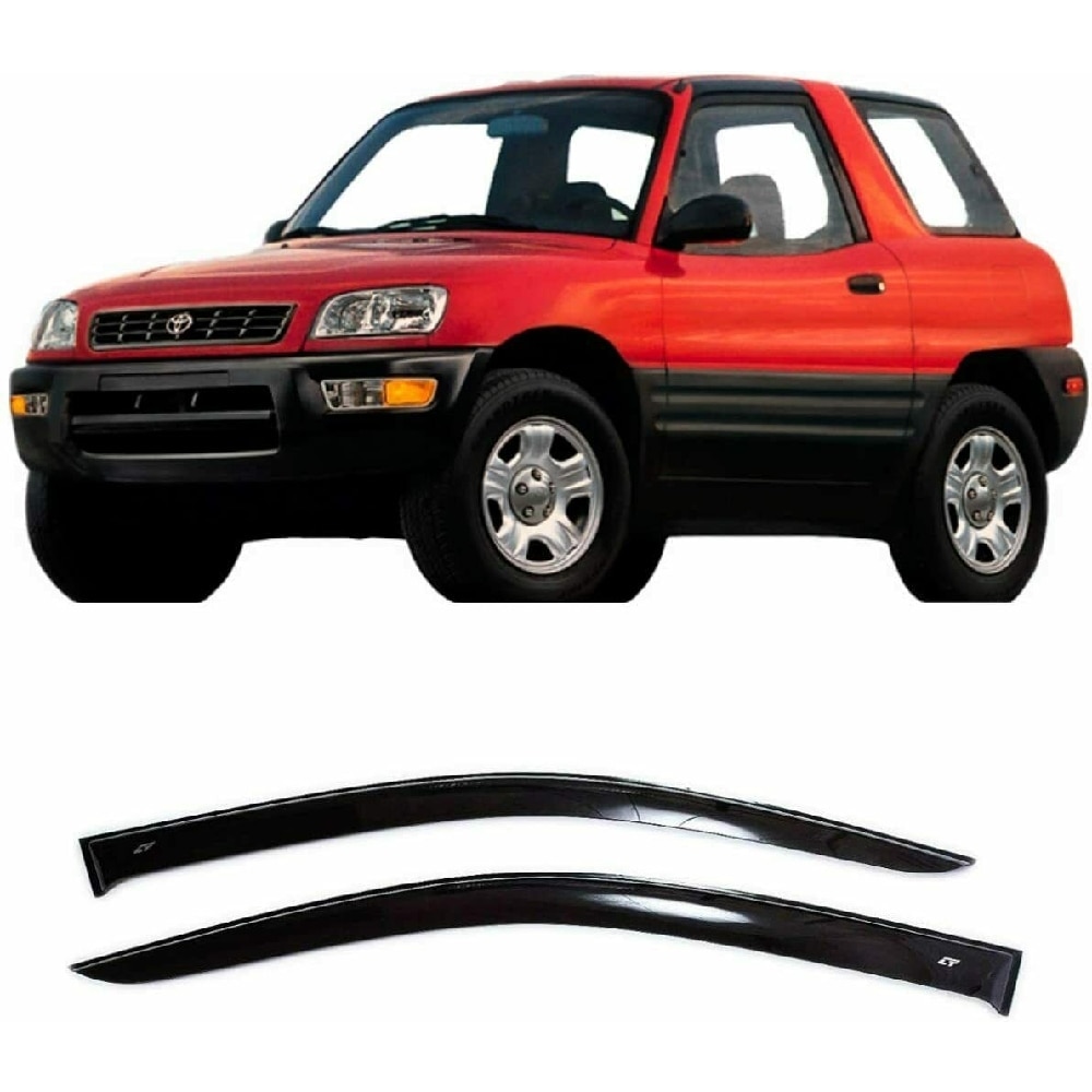 

Дефлекторы окон Cobra Tuning T25294 на авто Тойота РАВ4 1 l 3 дв. 1994-2000 2 шт./комп. ветровики от дождя солнца и ветра