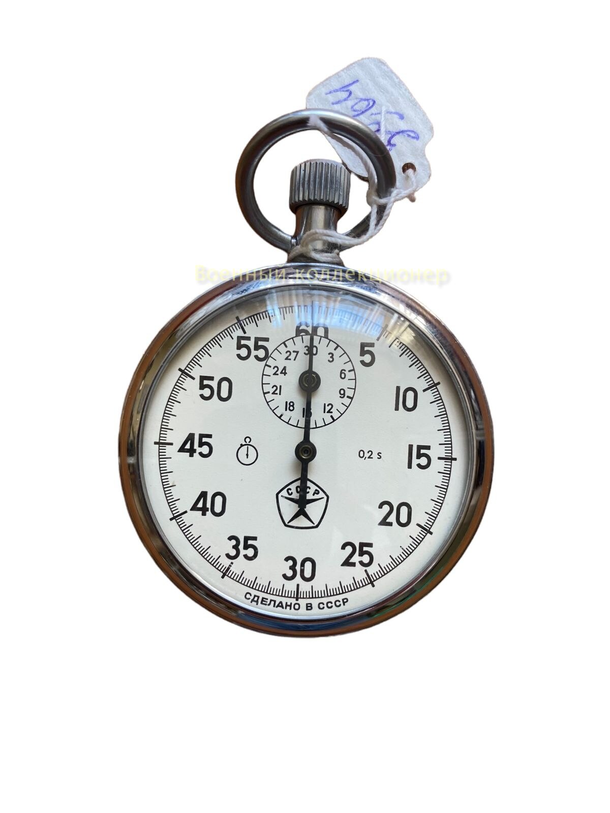 

Секундомер механический "Агат" СССР с хранения. Год выпуска 1989г. Оригинал