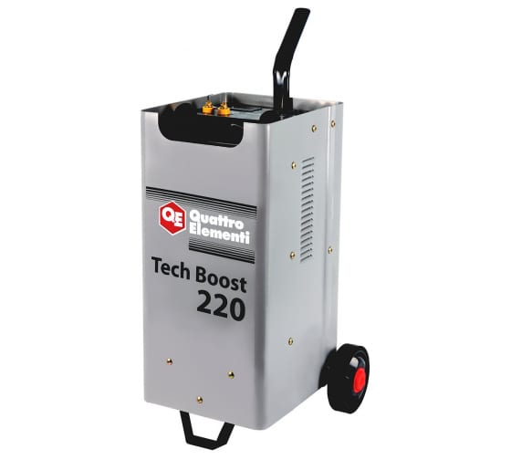

Пуско-зарядное устройство QUATTRO ELEMENTI Tech Boost 220 ( 12 / 24 Вольт, заряд до 30А, пуск до 200