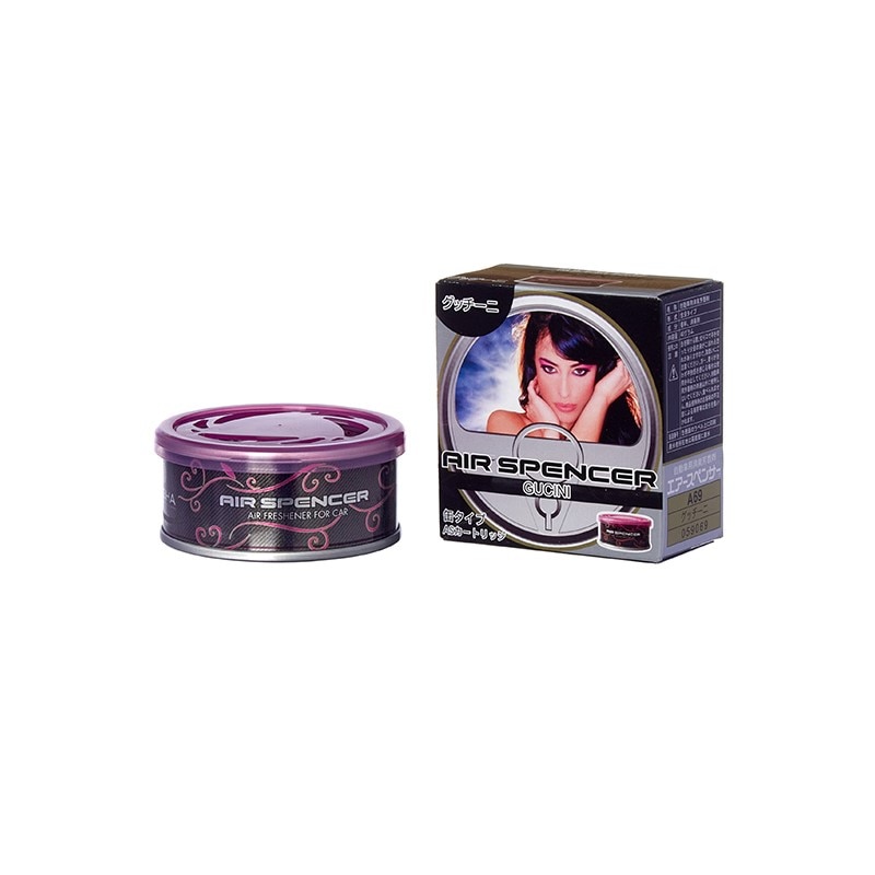 

Ароматизатор на торпедо Eikosha Spirit Refill Gucini (Гучини), меловой, баночка 40г, арт. A-69
